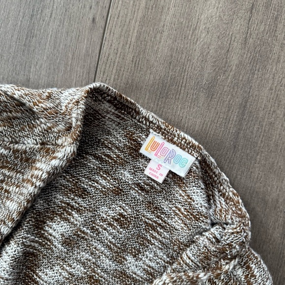 New Lularoe Lindsay Heather Brown Dolman Cardigan Sweater - Picture 3 of 4